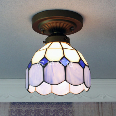 特价蒂凡尼小吸顶灯 点亮欧式简约家居的艺术之光